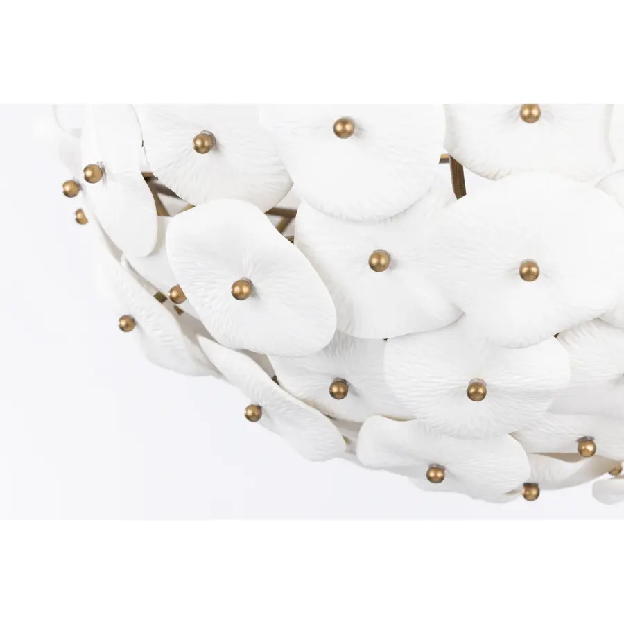 Coastlyn 22" 3-Light Semi-Flush Mount in Legacy Brass - Image 5