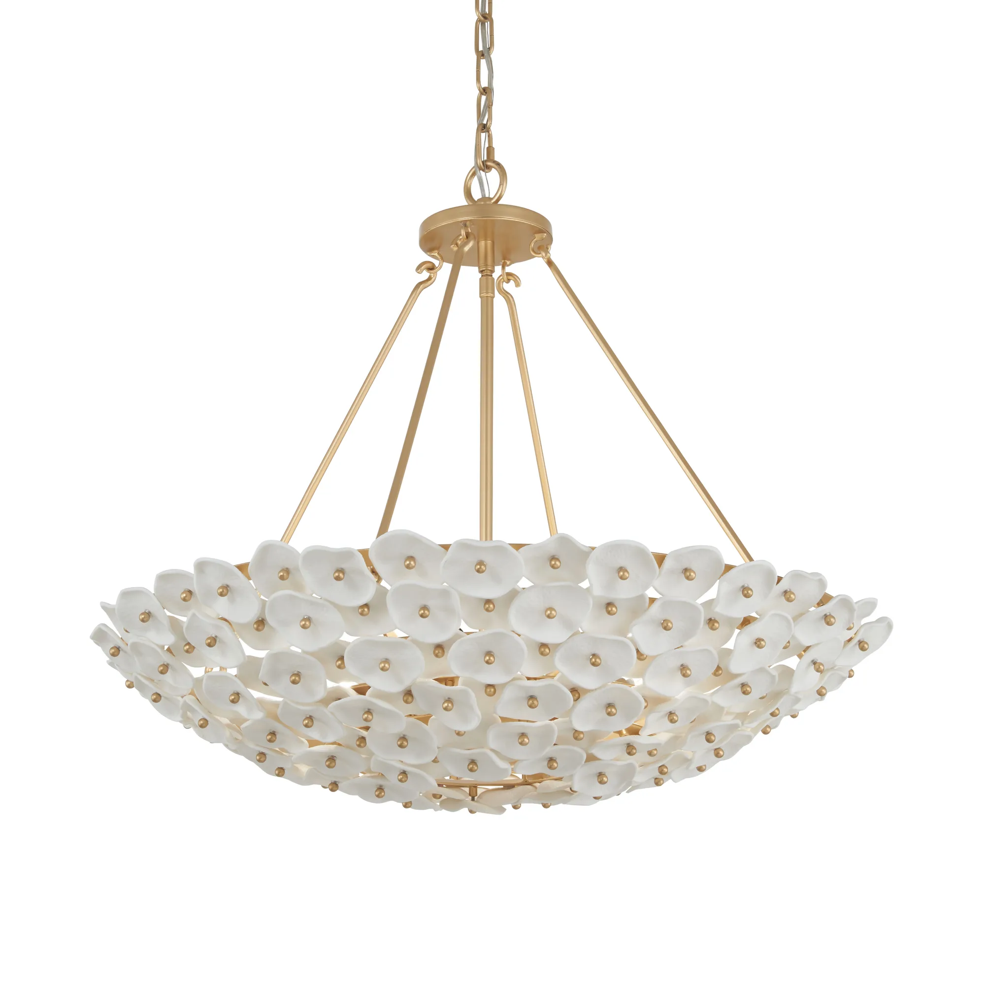 Coastlyn 28" 6-Light Pendant in Legacy Brass