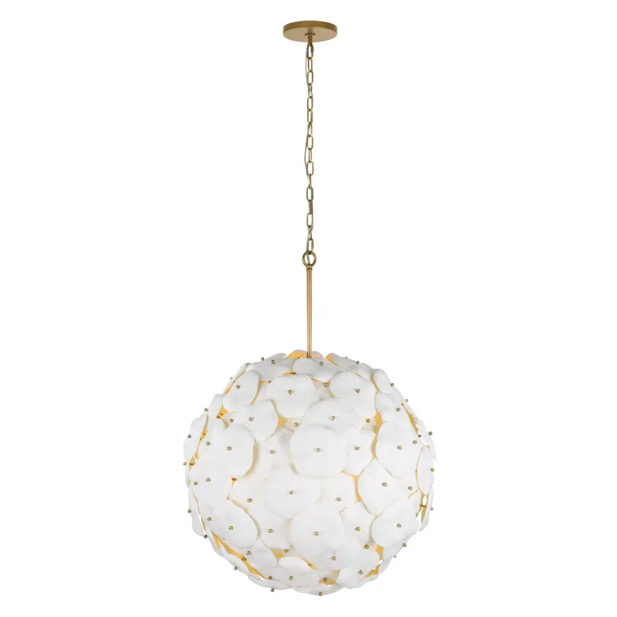 Coastlyn 28" 7-Light Pendant in Legacy Brass - Image 6