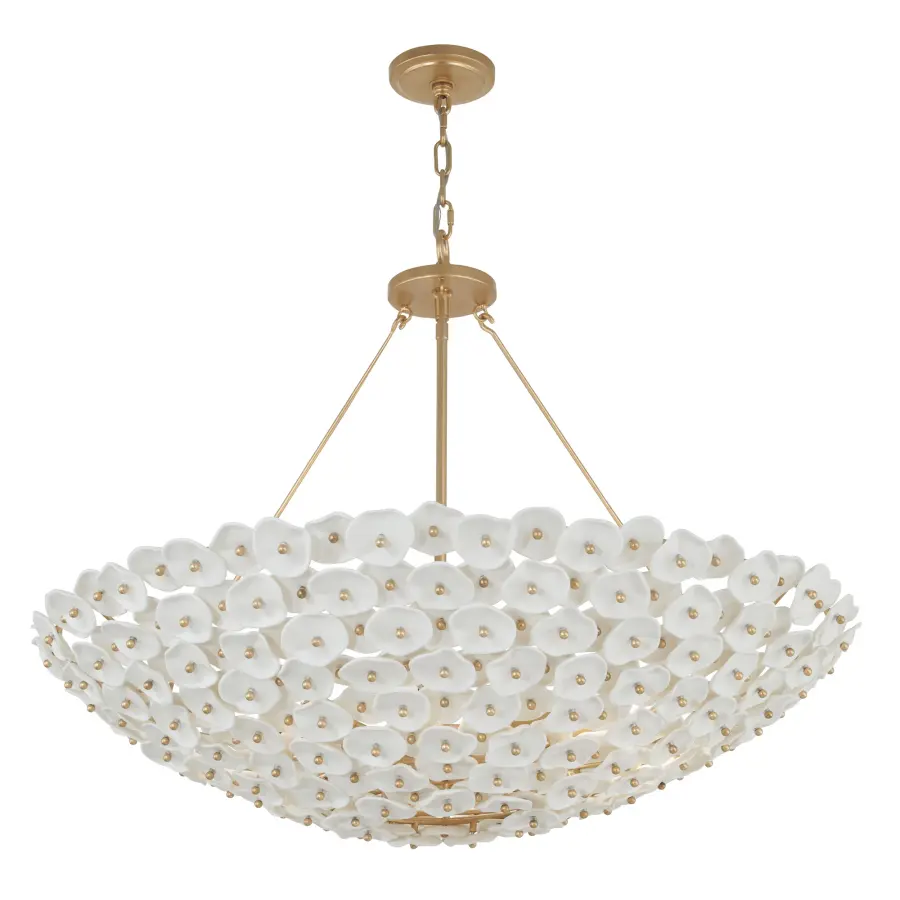 Coastlyn 36" 8-Light Pendant in Legacy Brass - Image 6