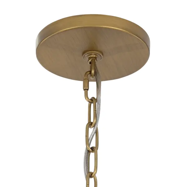 Coastlyn 36.75" 9-Light Pendant in Legacy Brass - Image 3