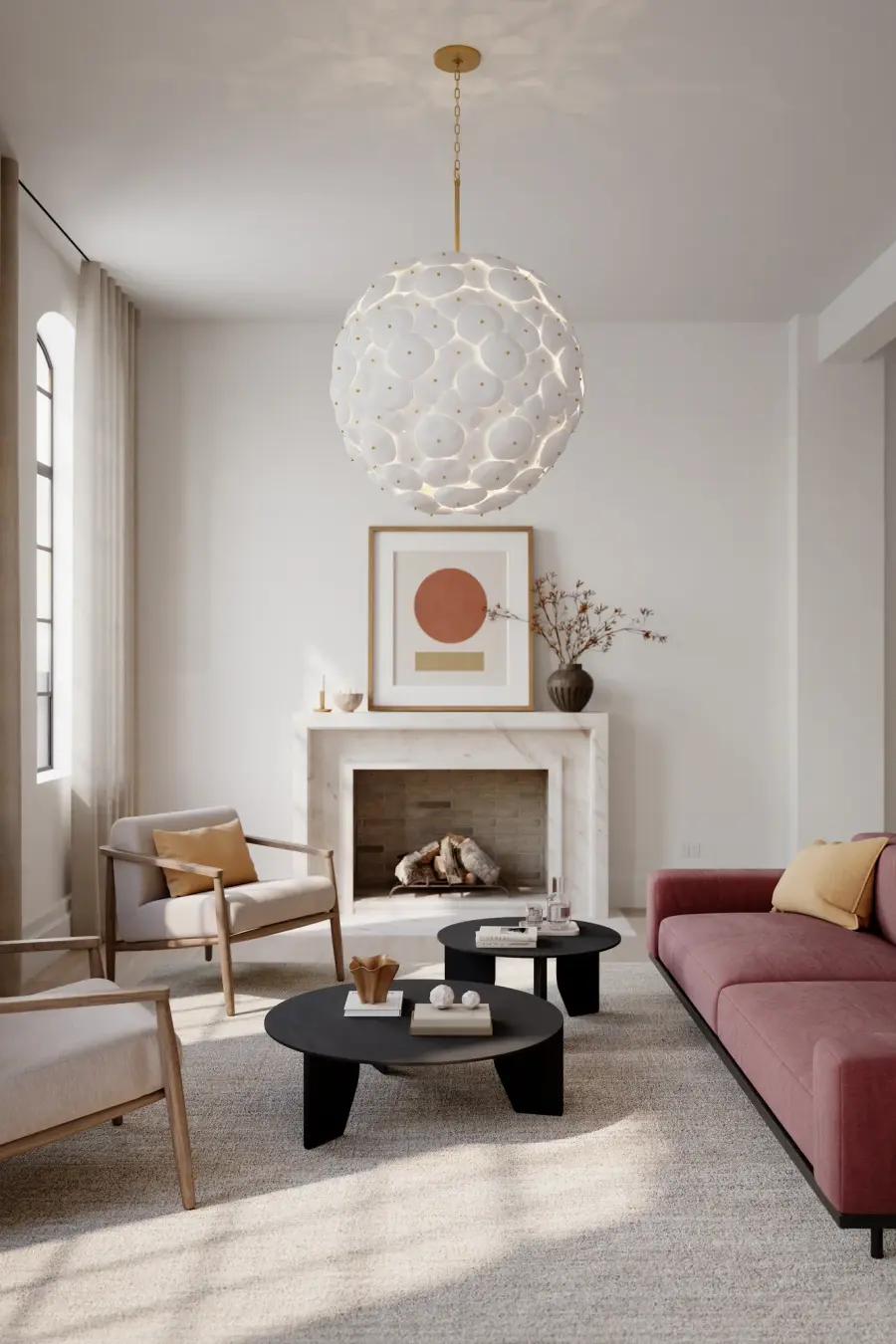 Coastlyn 36.75" 9-Light Pendant in Legacy Brass - Image 4