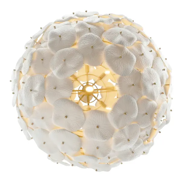 Coastlyn 36.75" 9-Light Pendant in Legacy Brass - Image 6