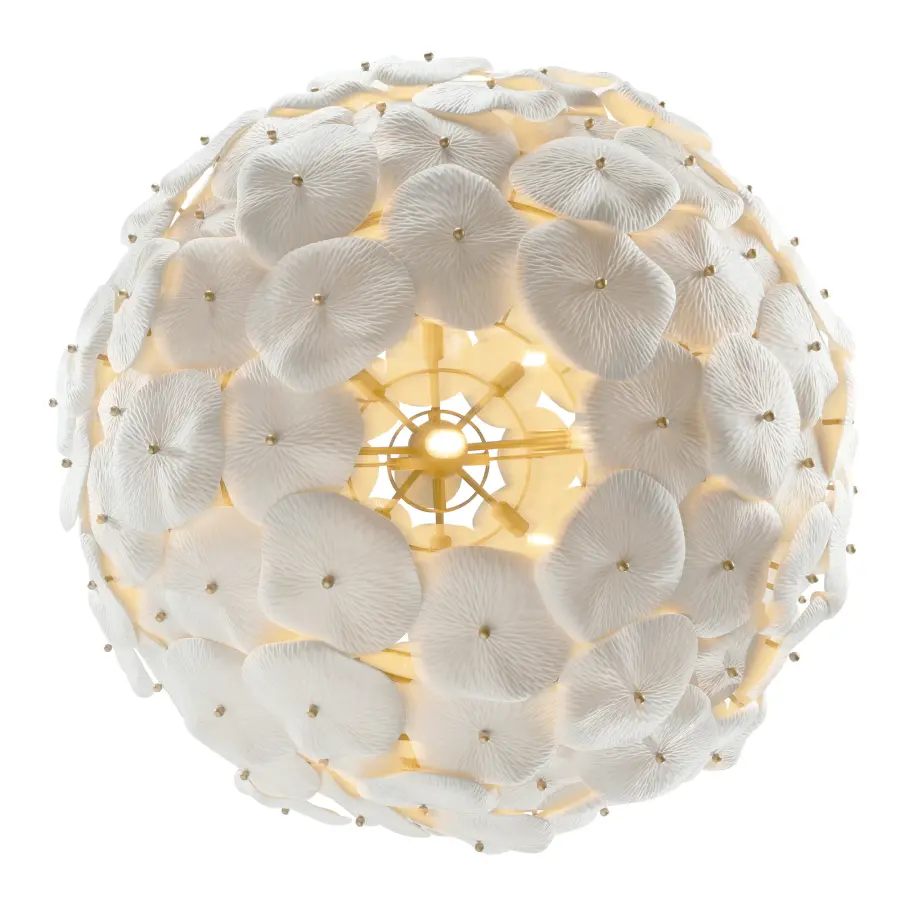 Coastlyn 36.75" 9-Light Pendant in Legacy Brass - Image 6