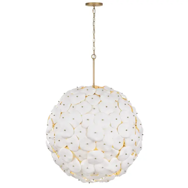 Coastlyn 36.75" 9-Light Pendant in Legacy Brass - Image 8