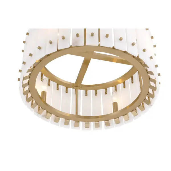 Bardon 4-Light Semi-Flush Mount in Celeste Brass - Image 3