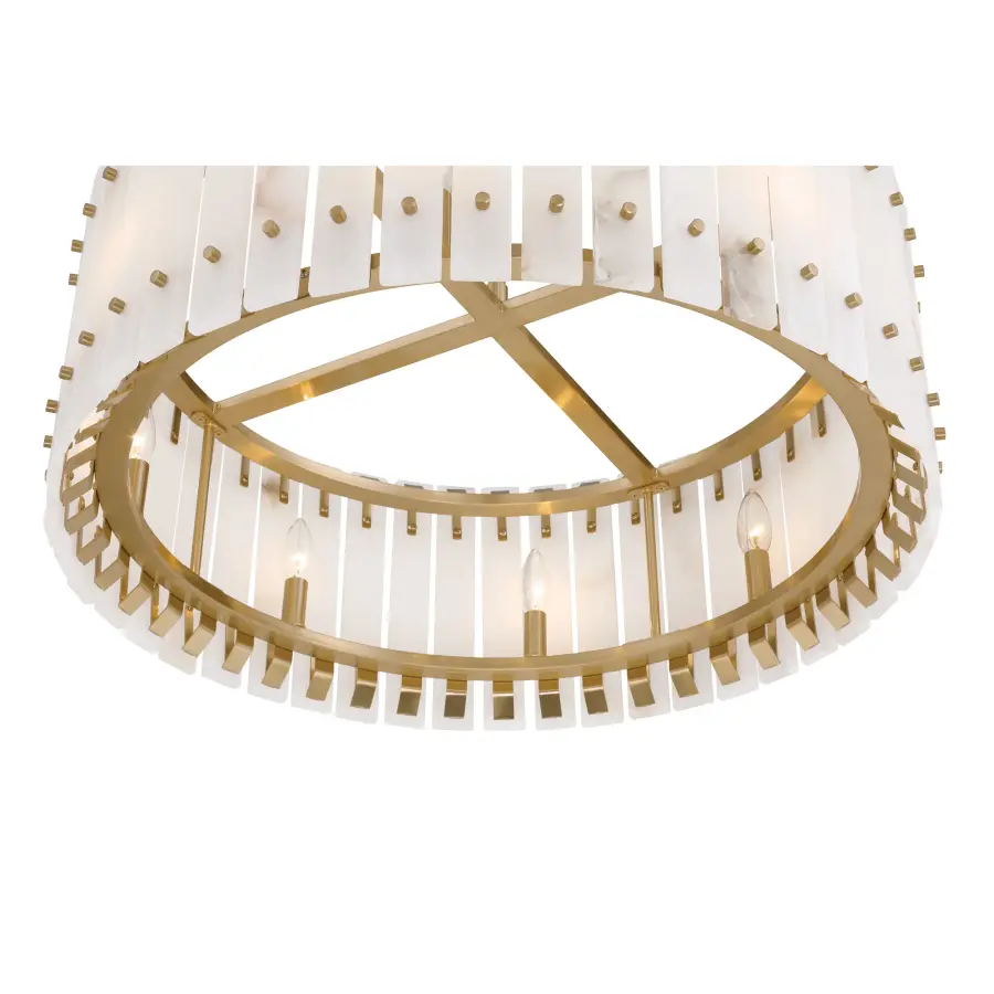 Bardon 8 Light Pendant in Celeste Brass - Image 4