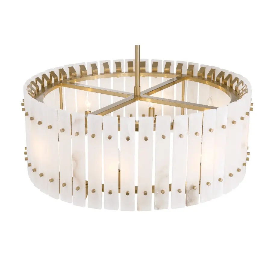Bardon 8 Light Pendant in Celeste Brass - Image 6
