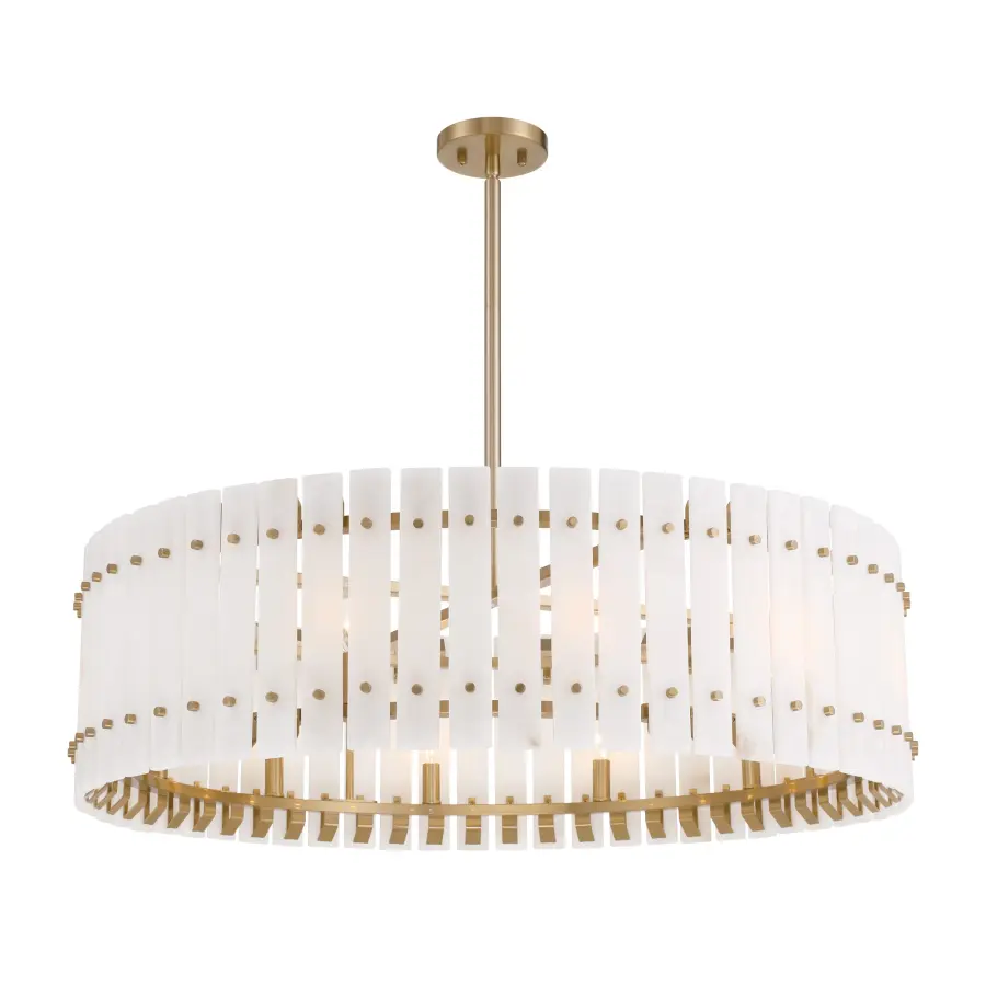 Bardon 12-Light Pendant in Celeste Brass - Image 1