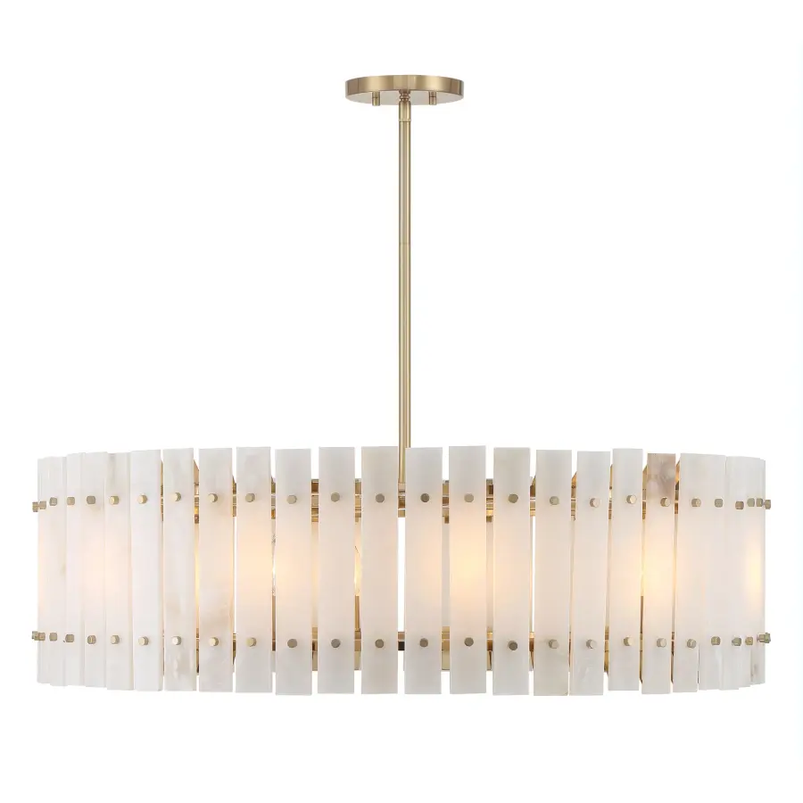 Bardon 12-Light Pendant in Celeste Brass - Image 2
