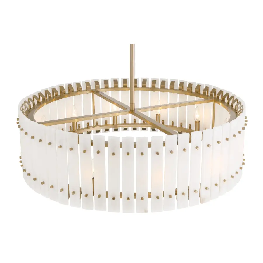 Bardon 12-Light Pendant in Celeste Brass - Image 3
