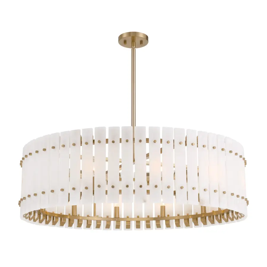 Bardon 12-Light Pendant in Celeste Brass - Image 5