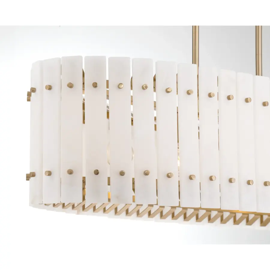 Bardon 5-Light Island Chandelier in Celeste Brass - Image 4