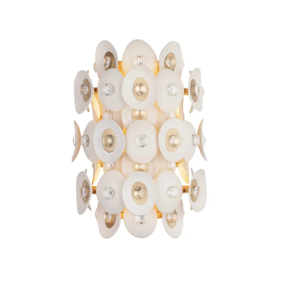 Niu 2-Light Wall Sconce in Fawn Gold - Image 1