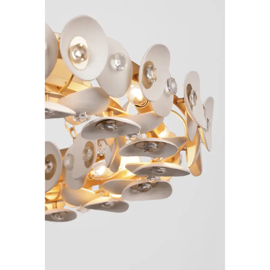 Niu 10-Light Pendant in Fawn Gold - Image 3