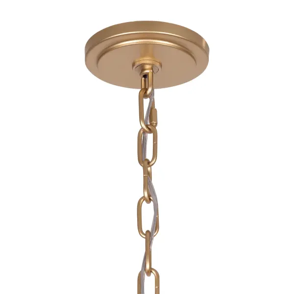 Niu 10-Light Pendant in Fawn Gold - Image 4