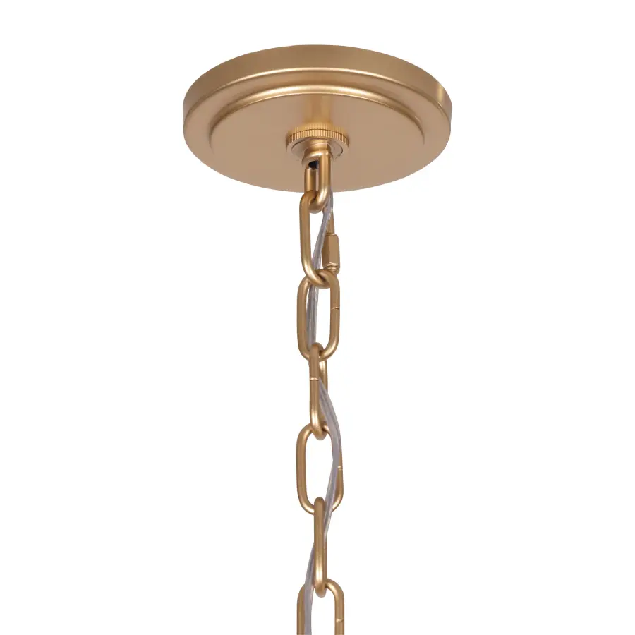 Niu 10-Light Pendant in Fawn Gold - Image 4