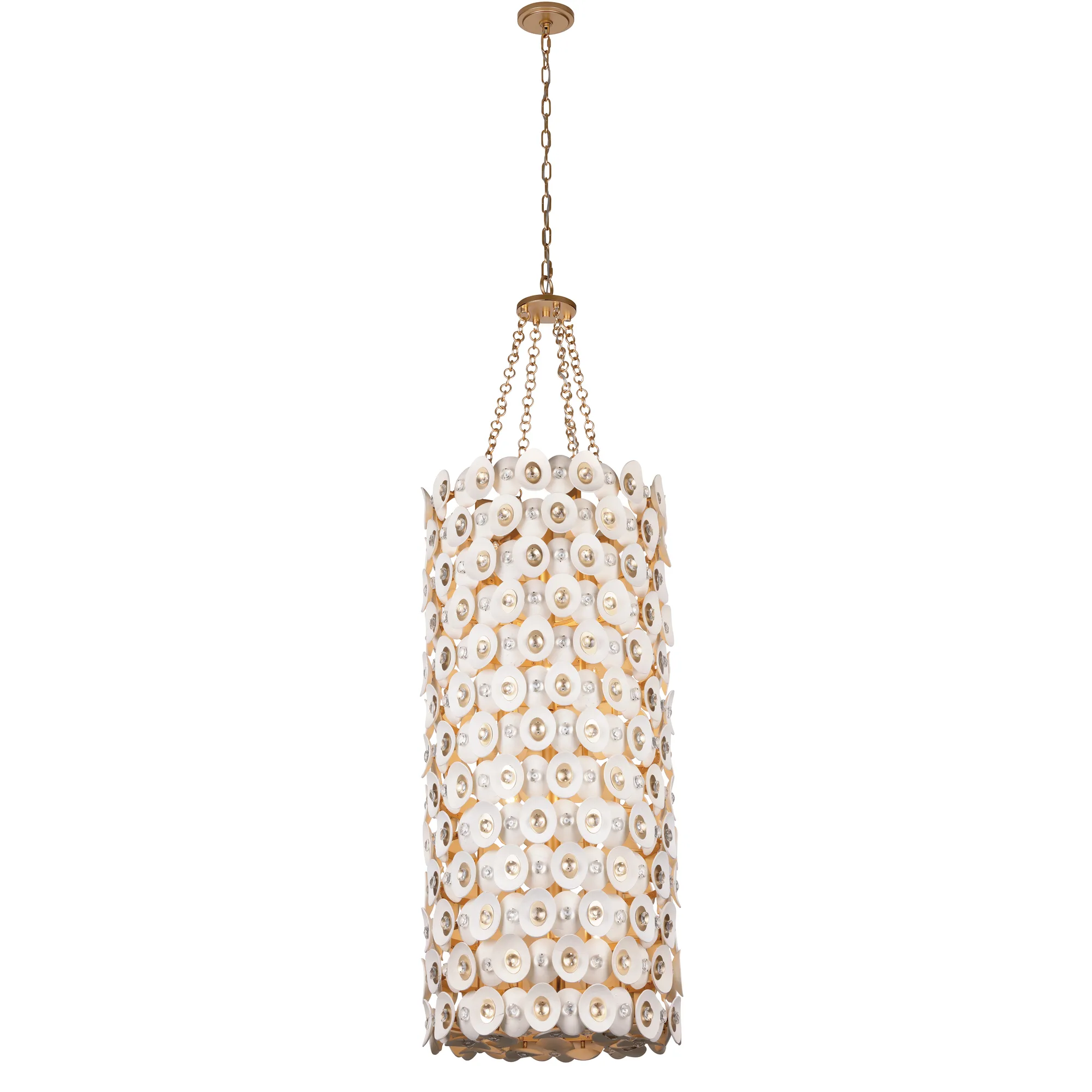 Niu 12-Light Pendant in Fawn Gold