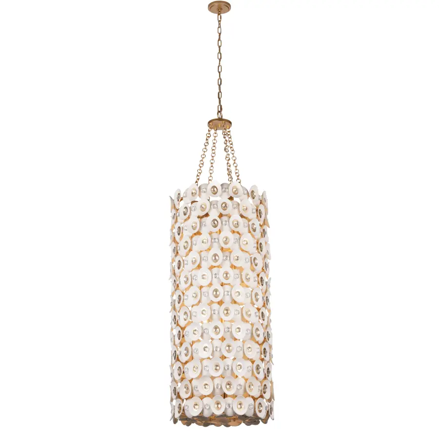 Niu 12-Light Pendant in Fawn Gold - Image 1