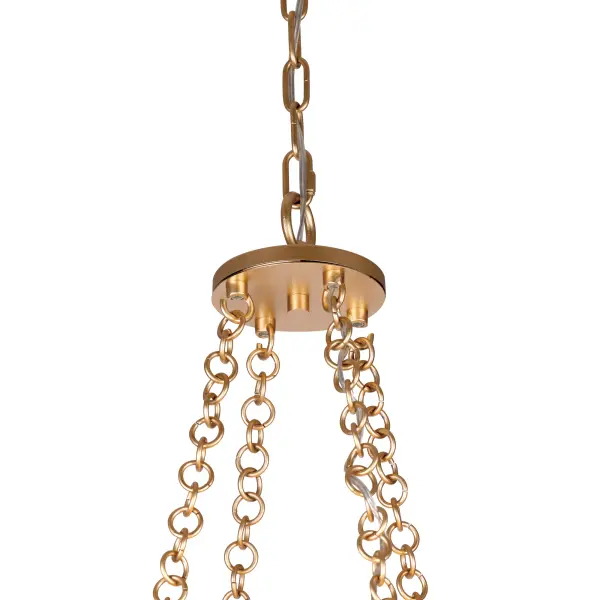 Niu 12-Light Pendant in Fawn Gold - Image 4