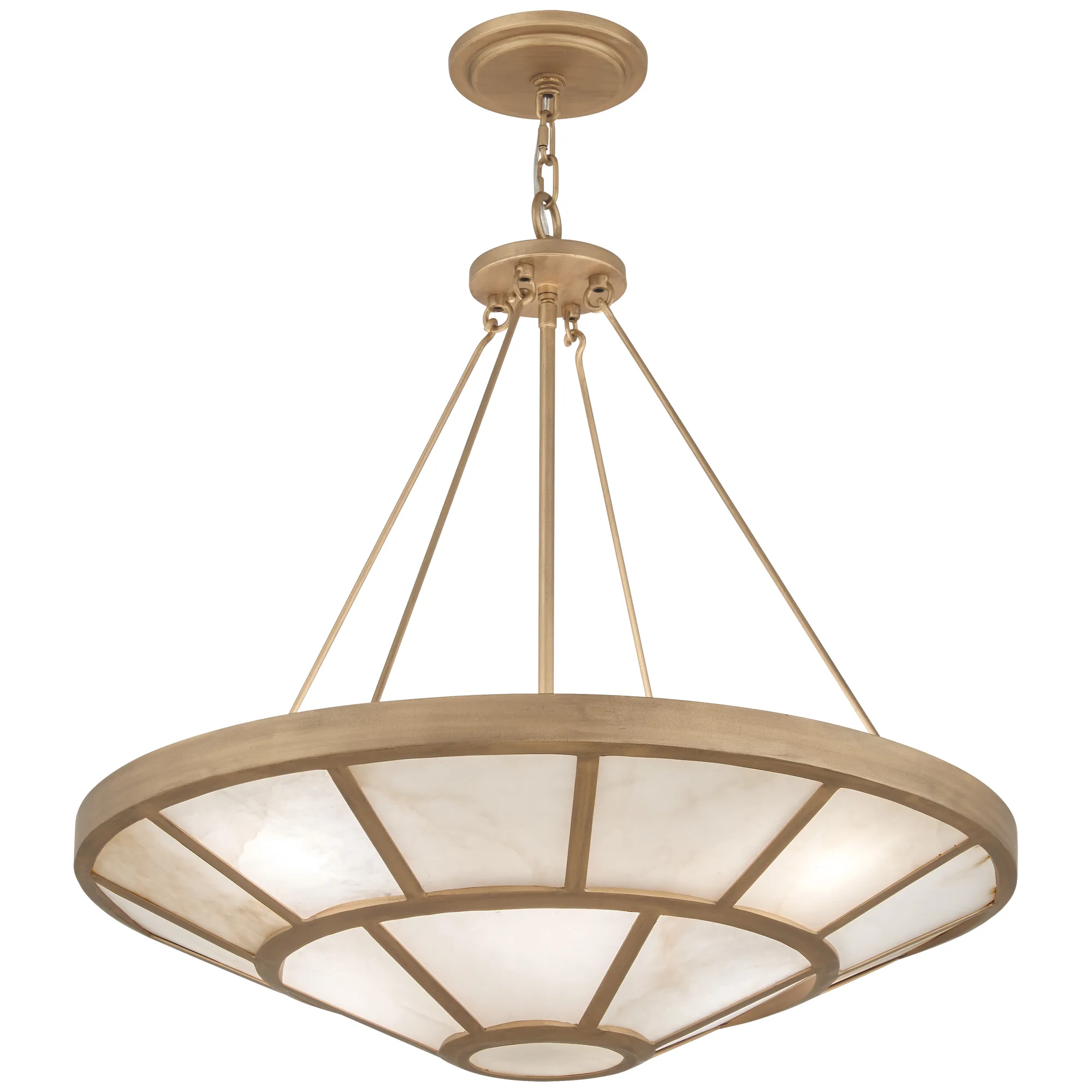 Istria 8-Light Pendant in Ashen Gold
