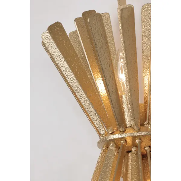 Confluence 2-Light Wall Sconce in Piastra Gold - Image 3