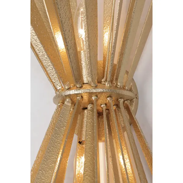 Confluence 2-Light Wall Sconce in Piastra Gold - Image 4