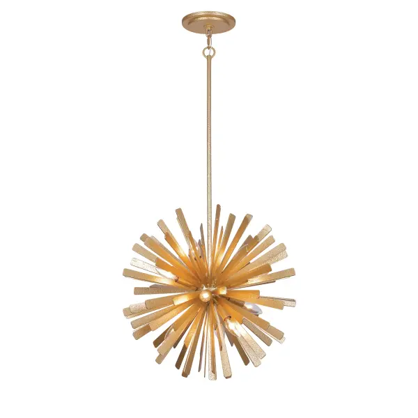 Confluence 12-Light Pendant in Piastra Gold - Image 1