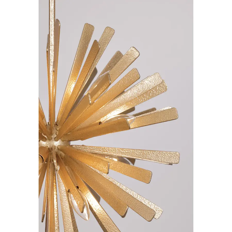 Confluence 12-Light Pendant in Piastra Gold - Image 3