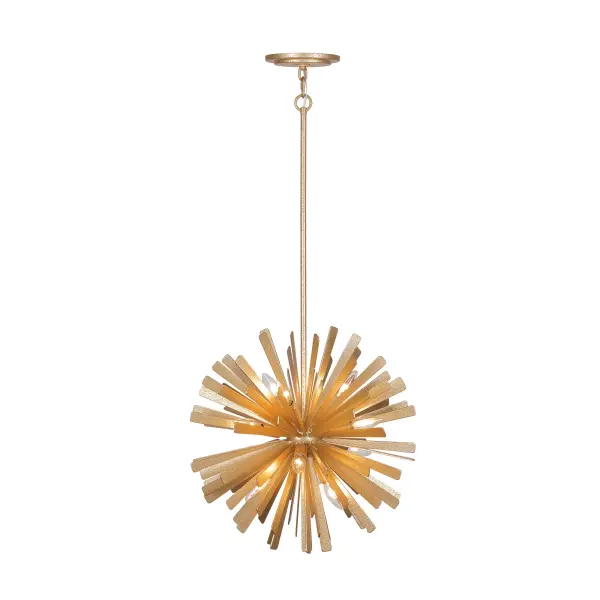 Confluence 12-Light Pendant in Piastra Gold - Image 4