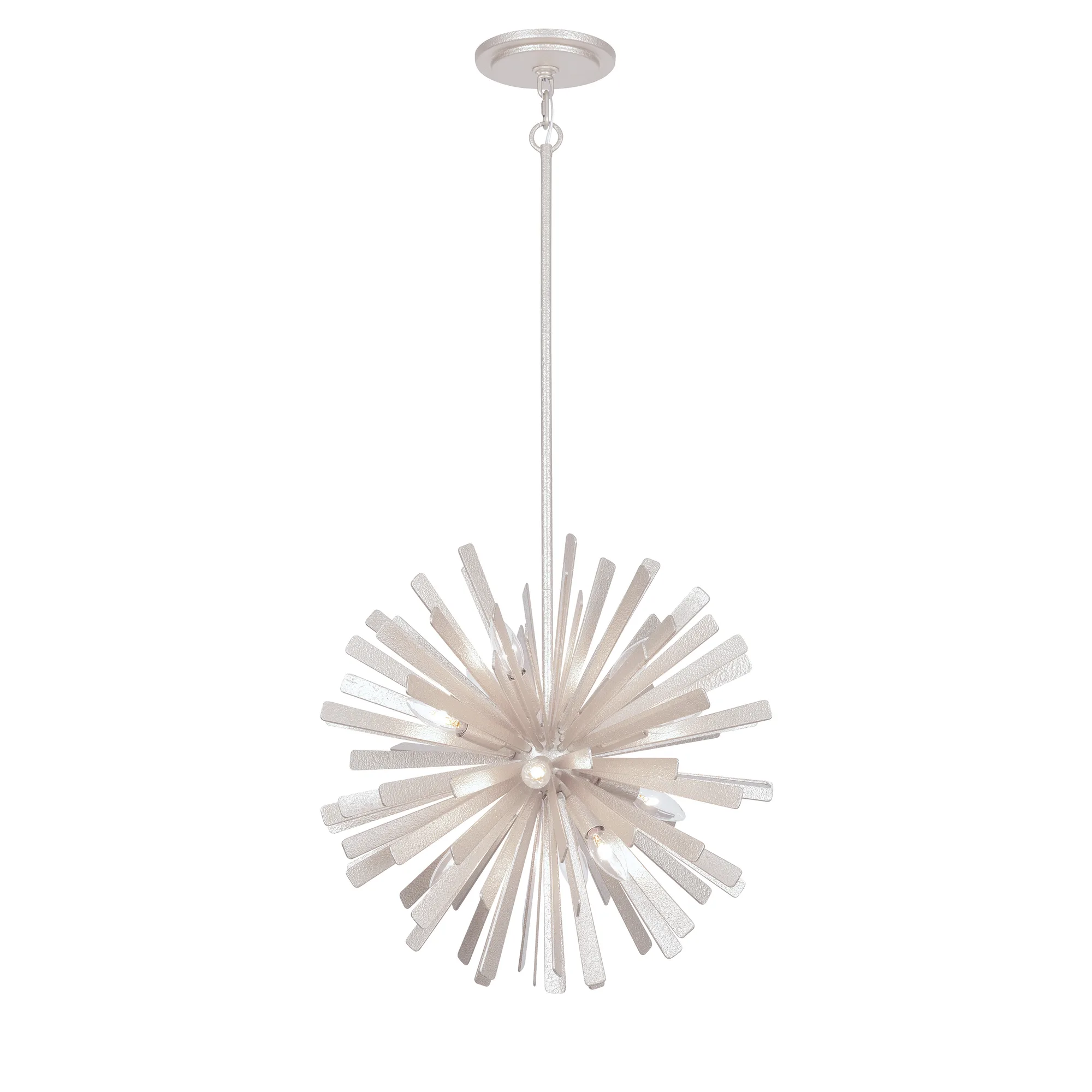Confluence 12-Light Pendant in Piastra White