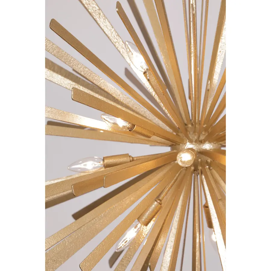 Confluence 16-Light Pendant in Piastra Gold - Image 3