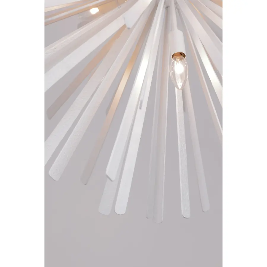Confluence 16-Light Pendant in Piastra White - Image 3