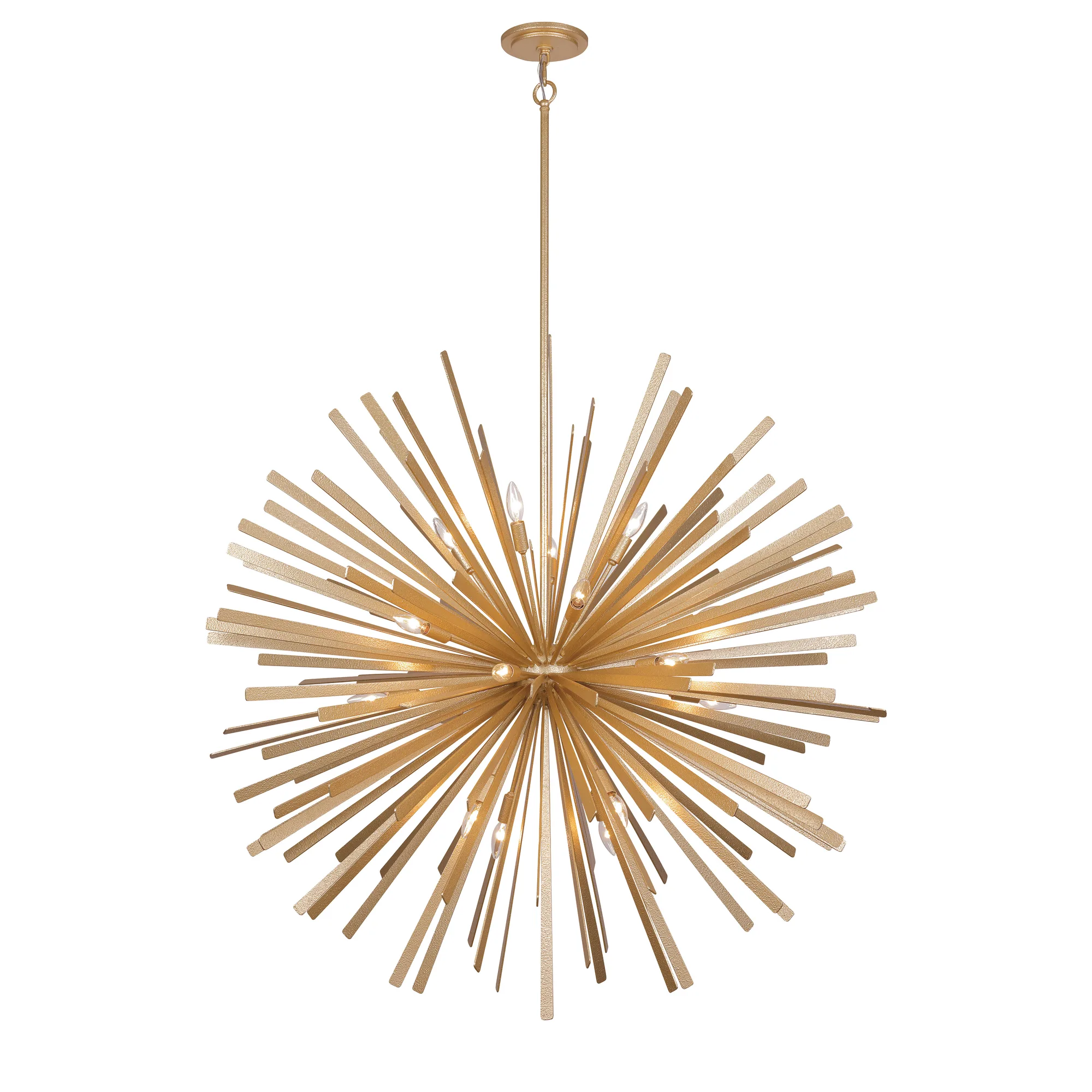 Confluence 20-Light Pendant in Piastra Gold