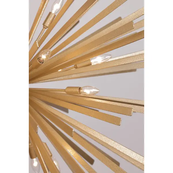 Confluence 20-Light Pendant in Piastra Gold - Image 3