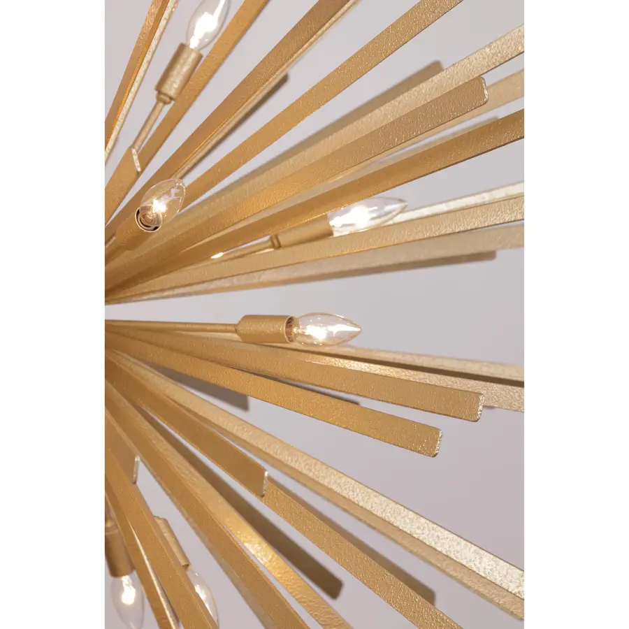 Confluence 20-Light Pendant in Piastra Gold - Image 3