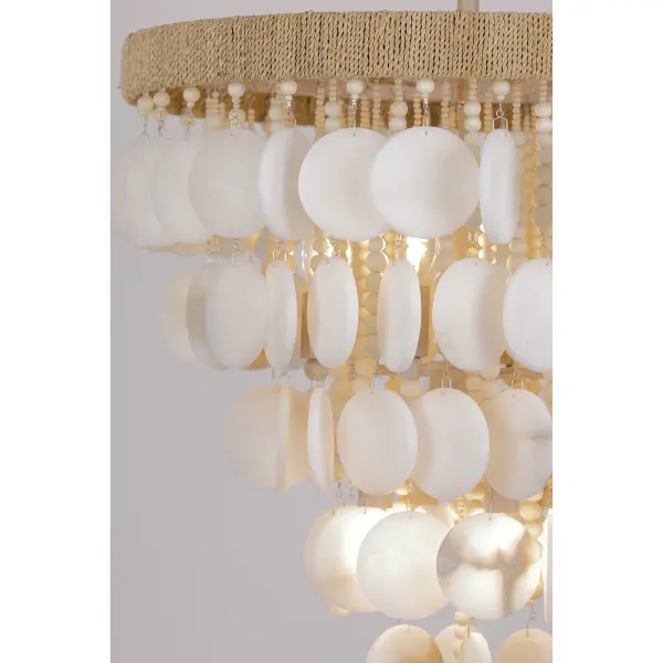 Aurelia's Cove 8-Light Pendant with Alabaster Stone - Image 3