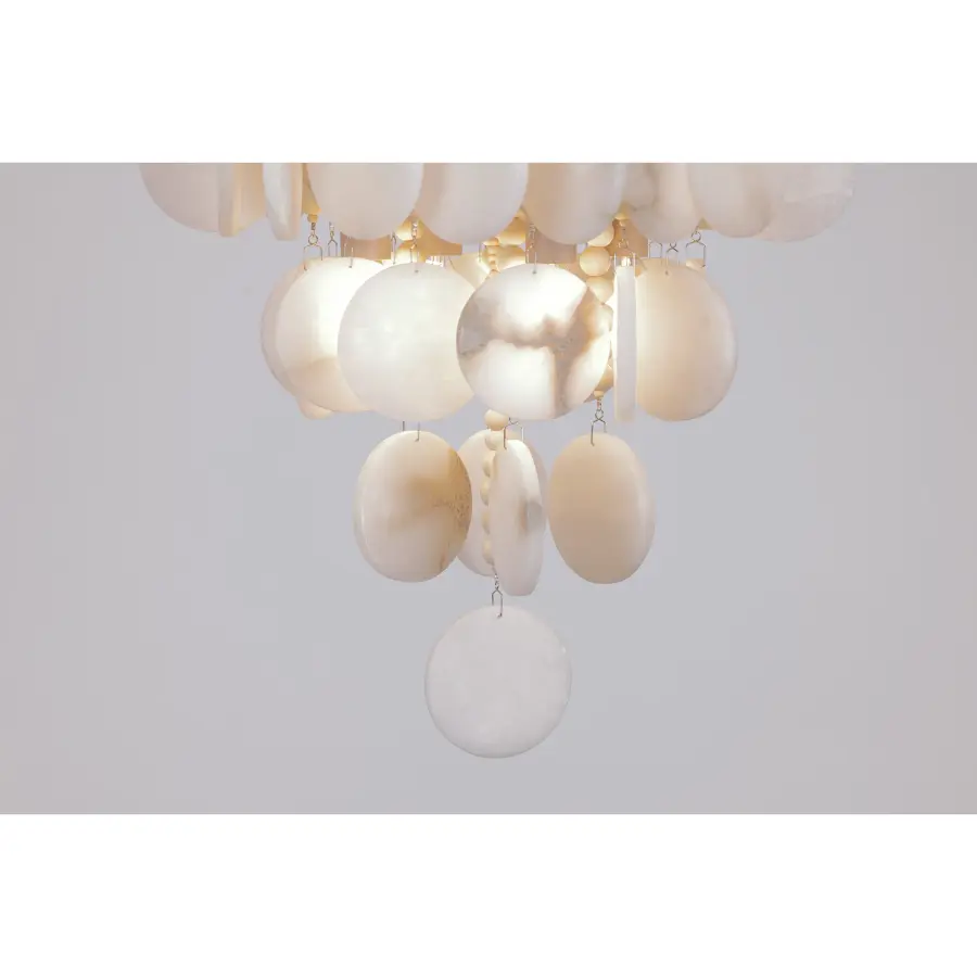 Aurelia's Cove 8-Light Pendant with Alabaster Stone - Image 4