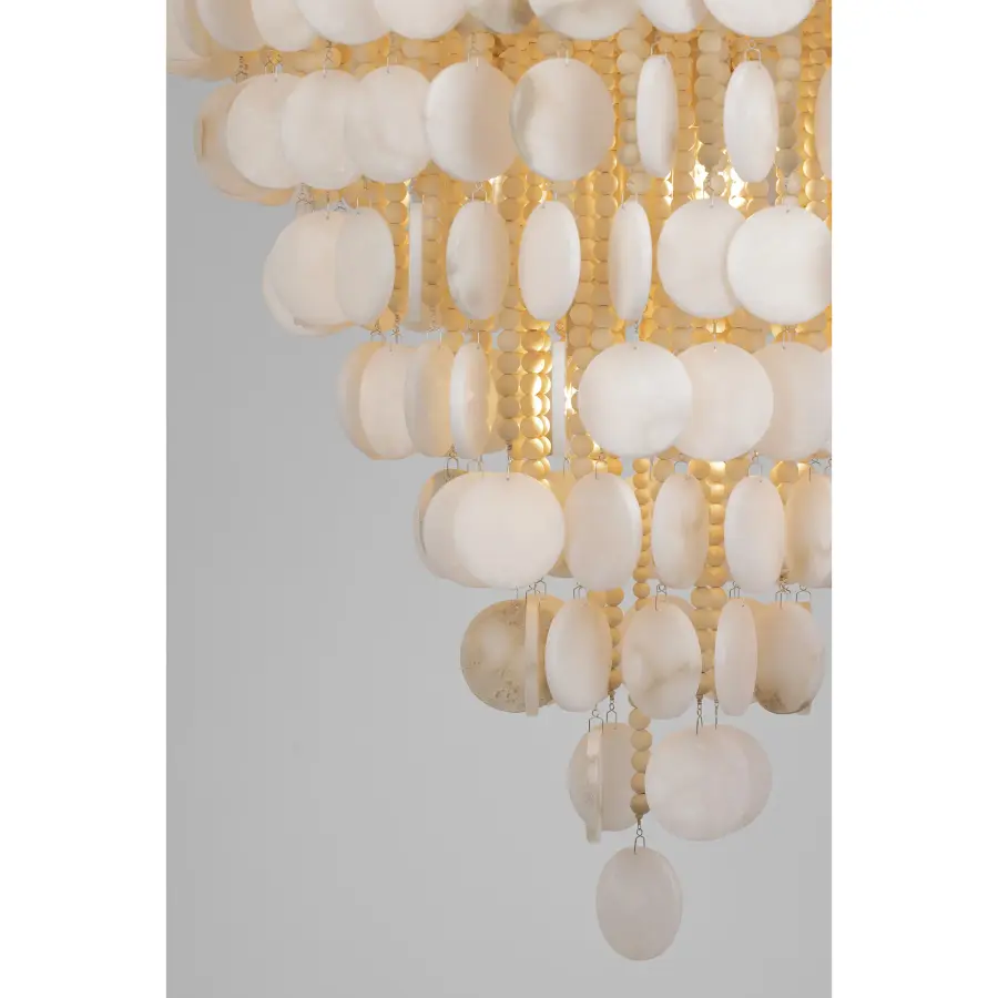 Aurelia's Cove 15-Light Pendant with Alabaster Stone - Image 3