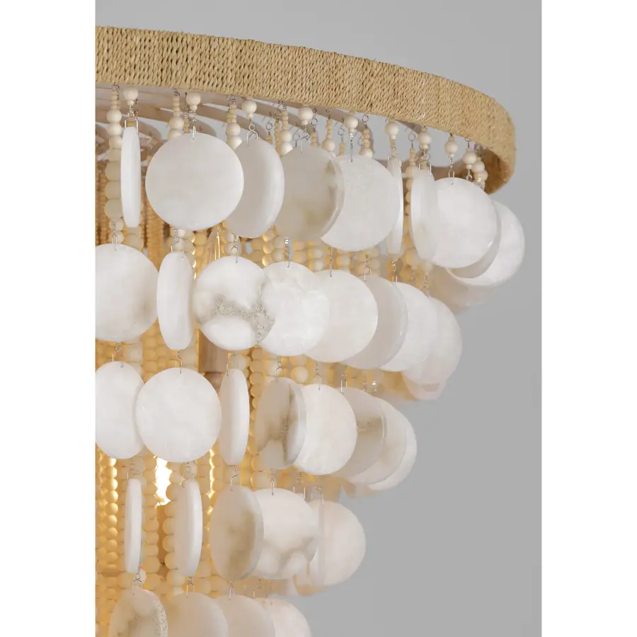 Aurelia's Cove 15-Light Pendant with Alabaster Stone - Image 4