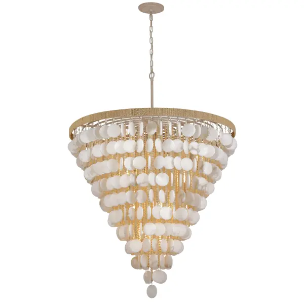Aurelia's Cove 15-Light Pendant with Alabaster Stone - Image 6