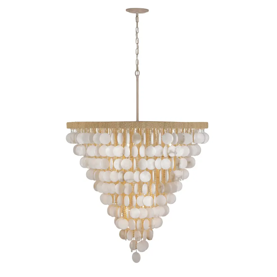 Aurelia's Cove 15-Light Pendant with Alabaster Stone - Image 7