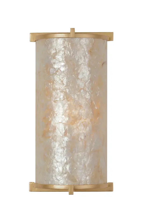 Coastal Elegance Meets Natural Beauty in Capiz Shell Sconce - Image 1