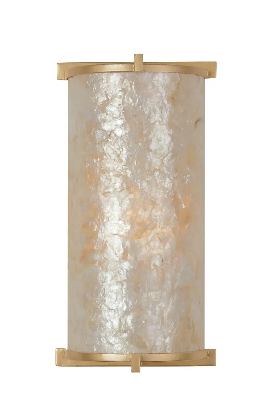 Coastal Elegance Meets Natural Beauty in Capiz Shell Sconce - Image 1