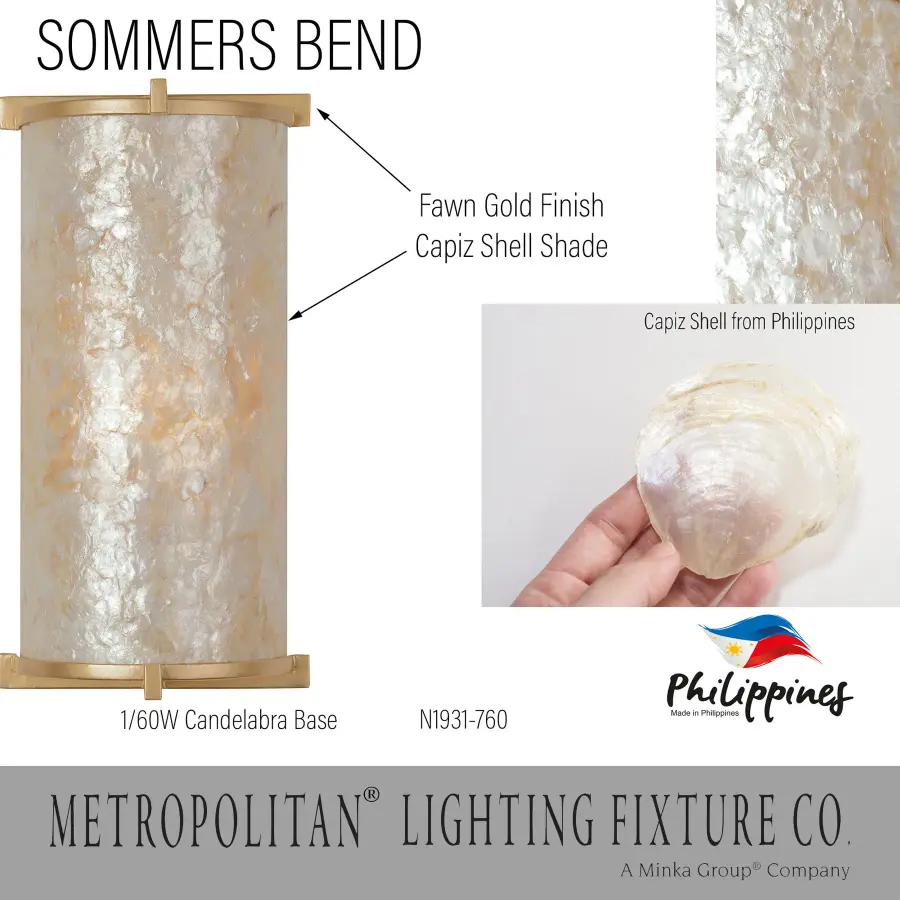 Coastal Elegance Meets Natural Beauty in Capiz Shell Sconce - Image 9