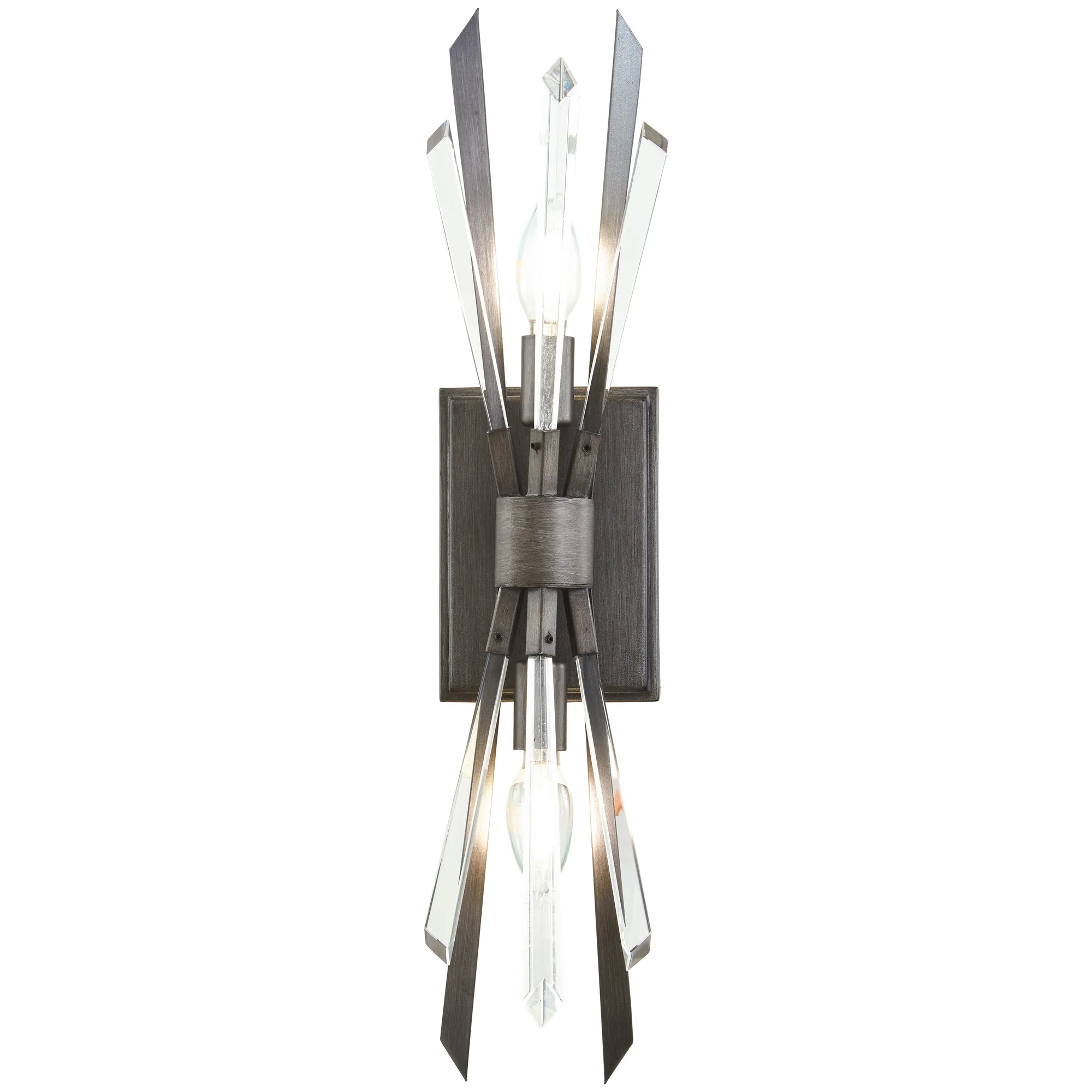 Elsa 2-Light Crystal Wall Sconce