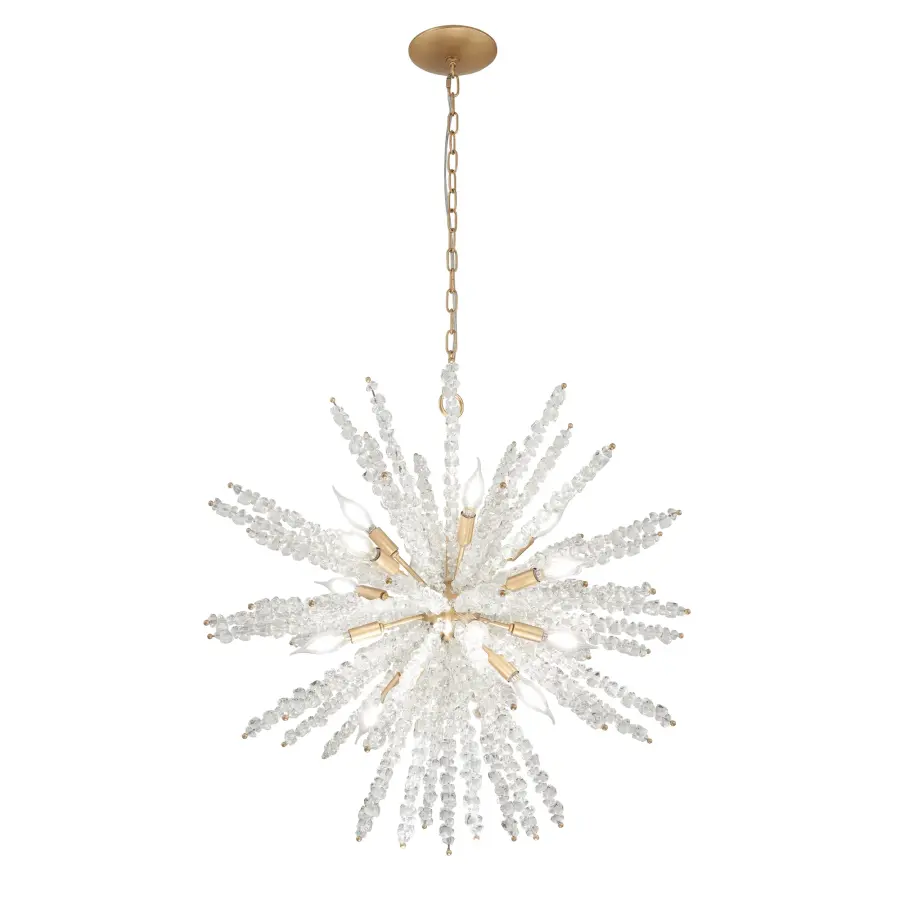 Aisi 12-Light Pendant in Fawn Gold