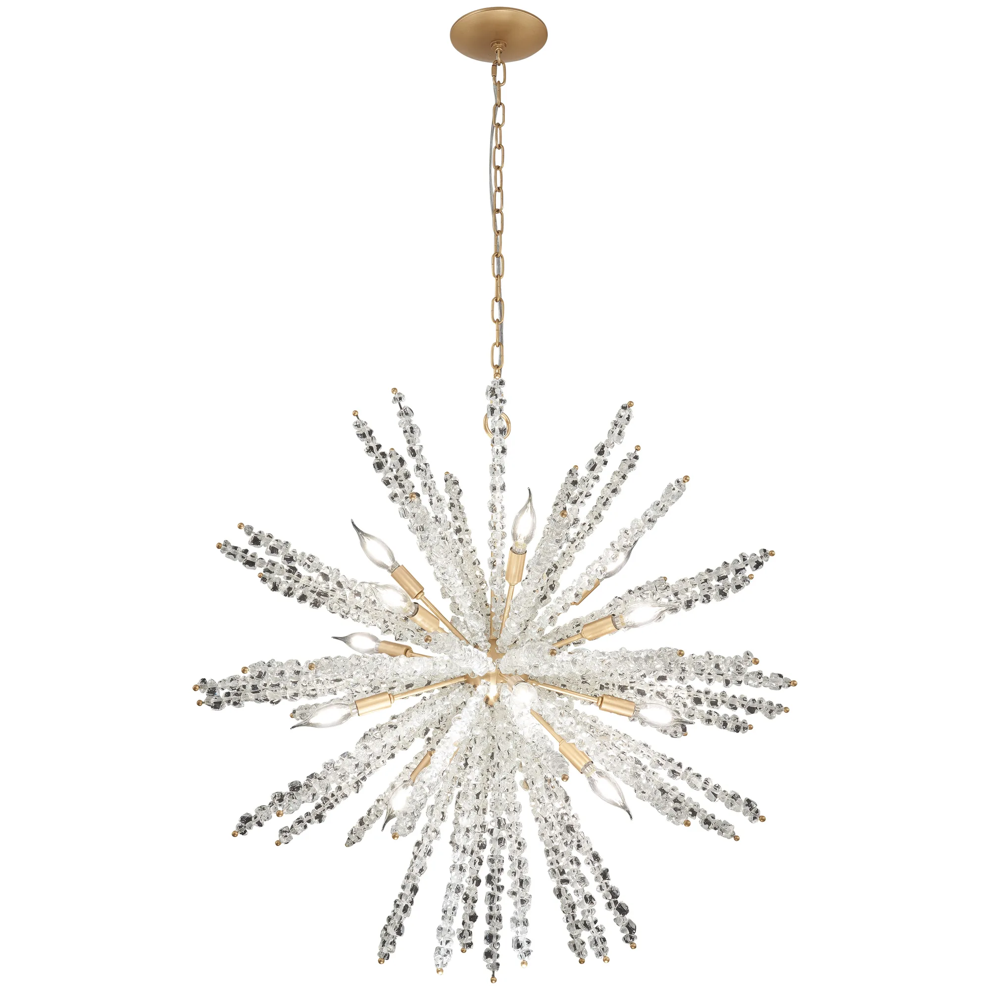 Aisi 16-Light Pendant in Fawn Gold