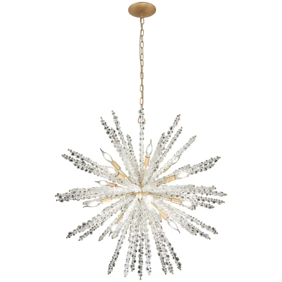Aisi 16-Light Pendant in Fawn Gold - Image 1