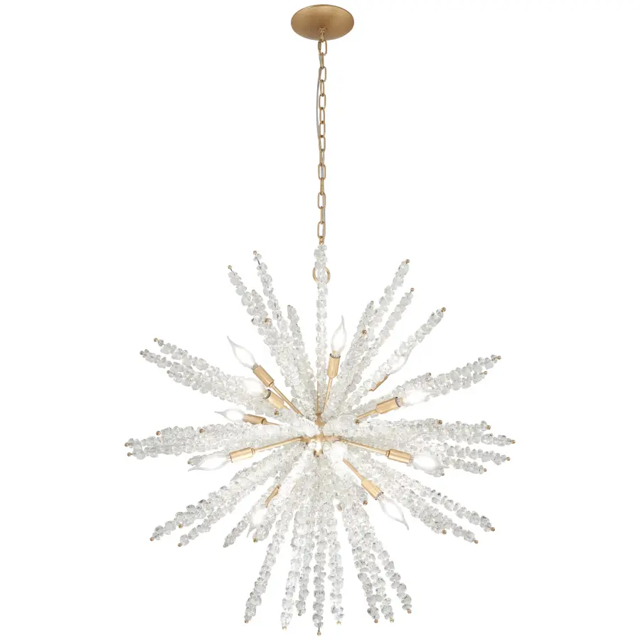 Aisi 16-Light Pendant in Fawn Gold - Image 2